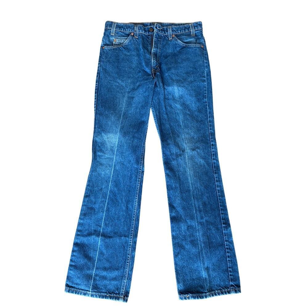 VTG 90s Levi’s 517 Orange Tab Jeans 33x33 USA Made Bootcut Denim 40517-0215